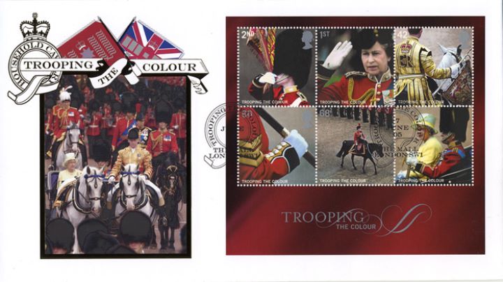 Trooping the Colour: Miniature Sheet, Royal Procession