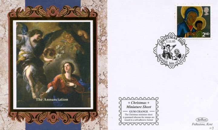 Christmas 2005: Miniature Sheet, The Annunciation