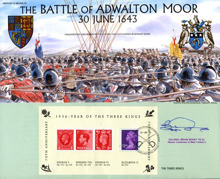 Year of the Three Kings: Miniature Sheet, The Battle of Adwalton Moor