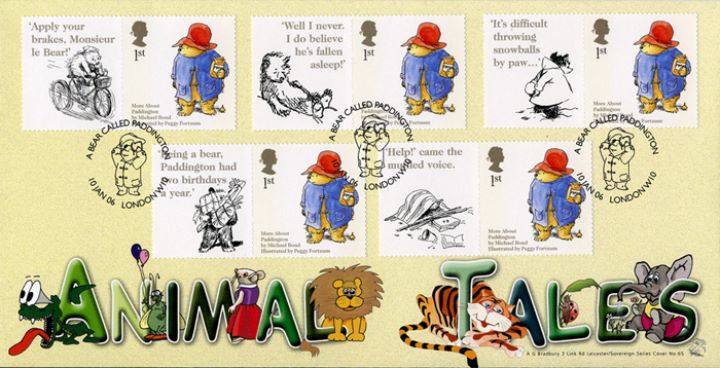 Animal Tales: Generic Sheet, Paddington Bear