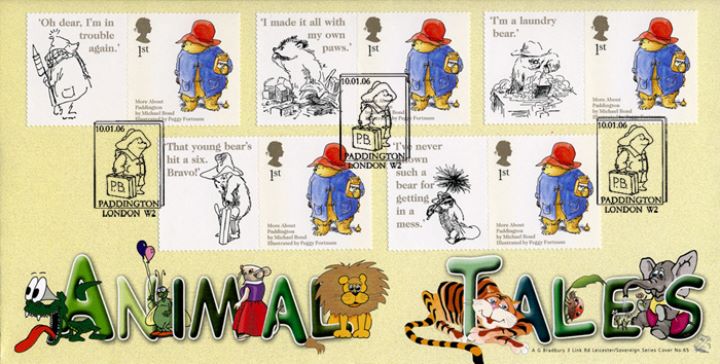 Animal Tales: Generic Sheet, Paddington Bear