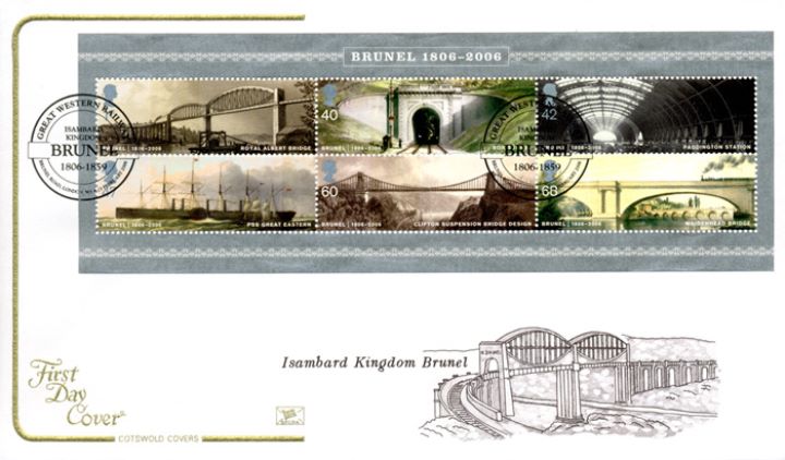 Brunel: Miniature Sheet, Royal Albert Bridge