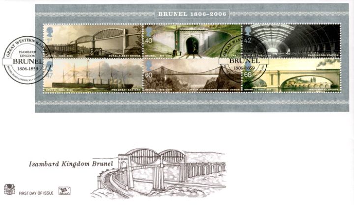 Brunel: Miniature Sheet, Royal Albert Bridge