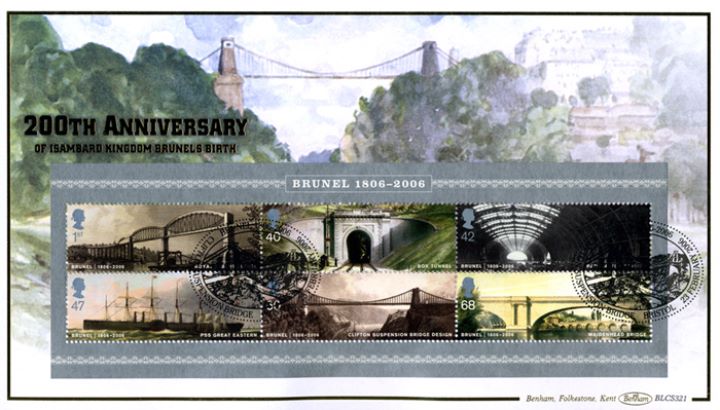 Brunel: Miniature Sheet, Clifton Suspension Bridge