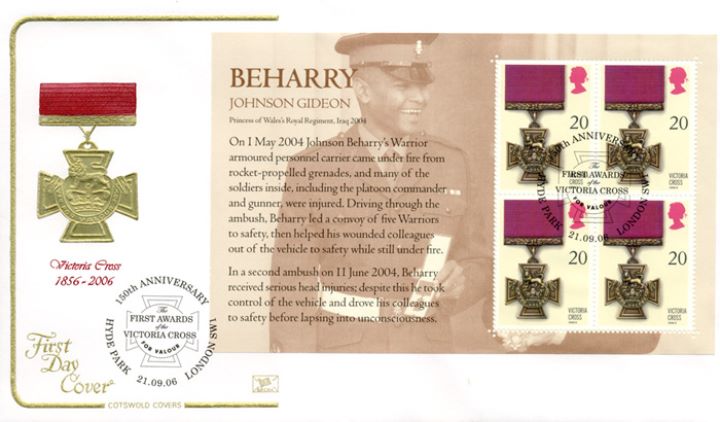 PSB: Victoria Cross - Pane 4, Johnson Beharry