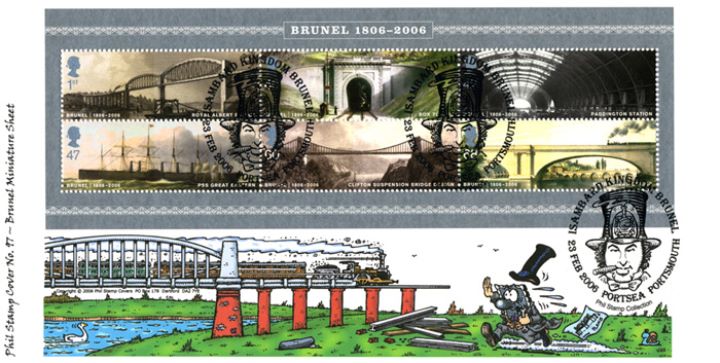 Brunel: Miniature Sheet, Stop that Train!