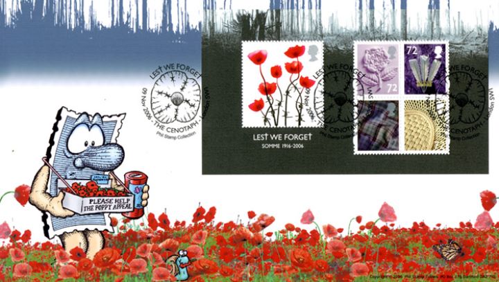 Lest We Forget 2006: Miniature Sheet, Poppy Field