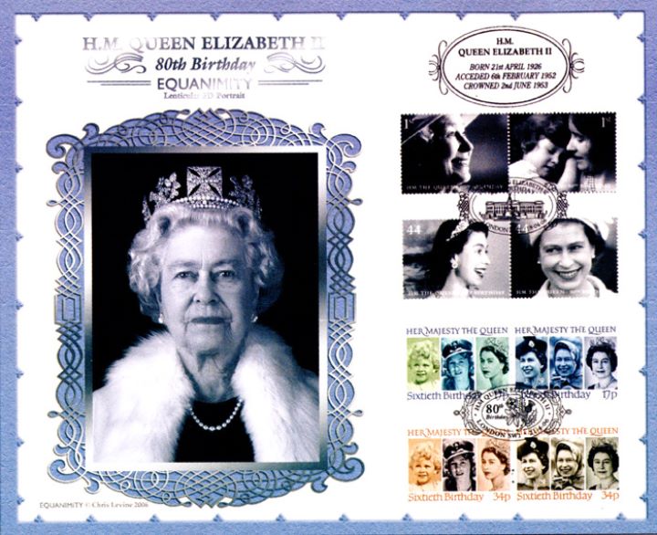 Queen's 80th Birthday, 3D Portrait