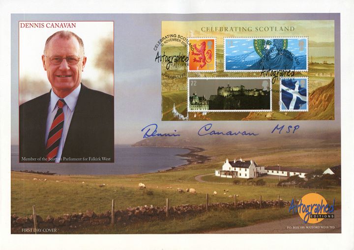 Celebrating Scotland: Miniature Sheet, Dennis Canavan