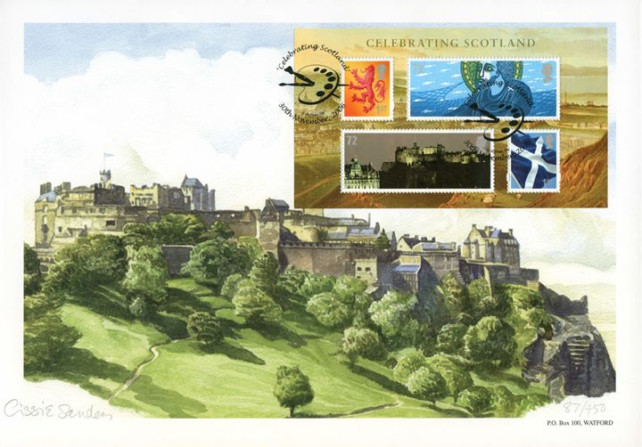 Celebrating Scotland: Miniature Sheet, Edinburgh Castle