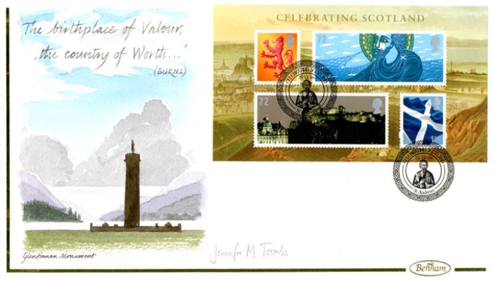 Celebrating Scotland: Miniature Sheet, Glenfinnan Monument