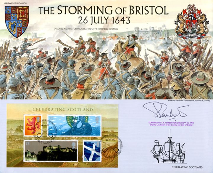 Celebrating Scotland: Miniature Sheet, The Storming of Bristol