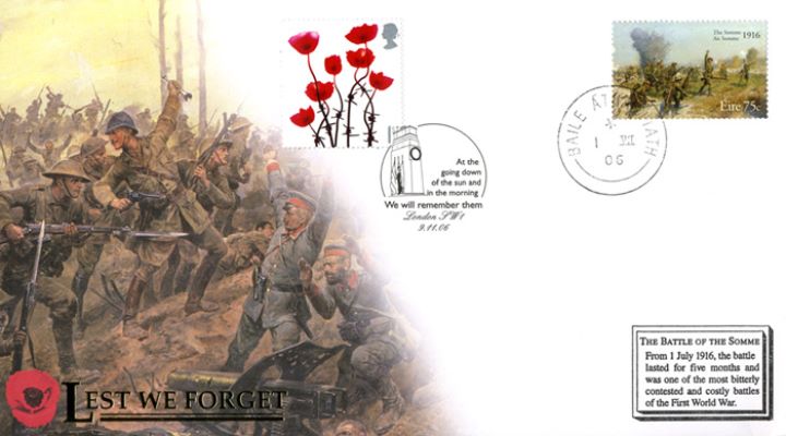 Lest We Forget 2006: Miniature Sheet, Battle of the Somme