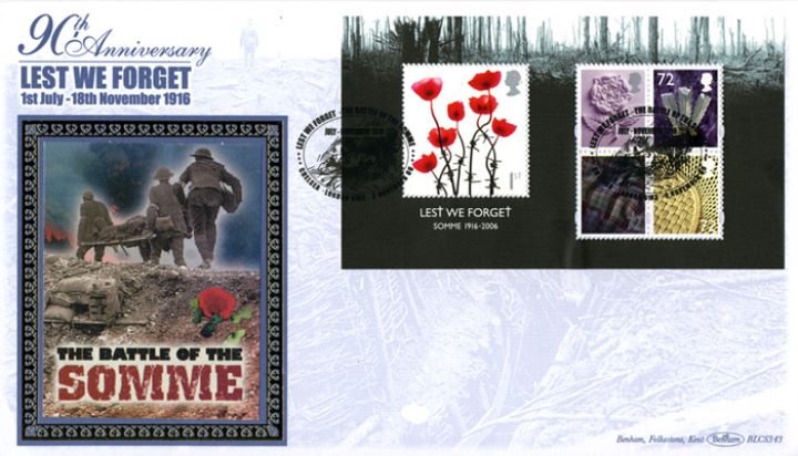 Lest We Forget 2006: Miniature Sheet, Battle of the Somme