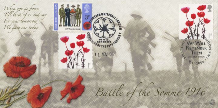 Lest We Forget 2006: Miniature Sheet, Battle of the Somme