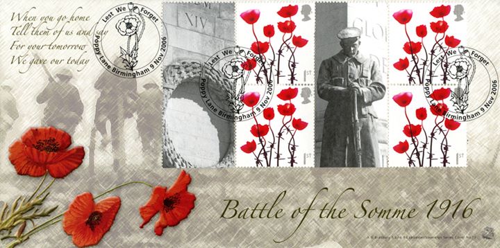 Lest We Forget 2006: Generic Sheet, Battle of the Somme