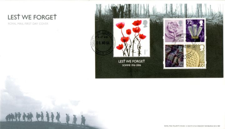 Lest We Forget 2006: Miniature Sheet, House of Commons & Lords cds