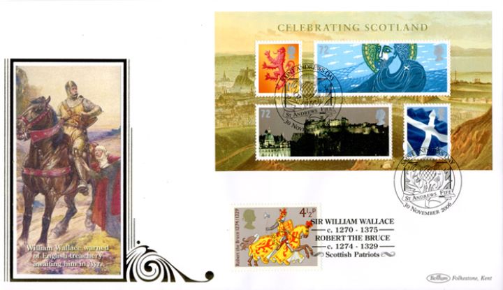 Celebrating Scotland: Miniature Sheet, William Wallace