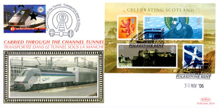 Celebrating Scotland: Miniature Sheet, Historic Channel Tunnel