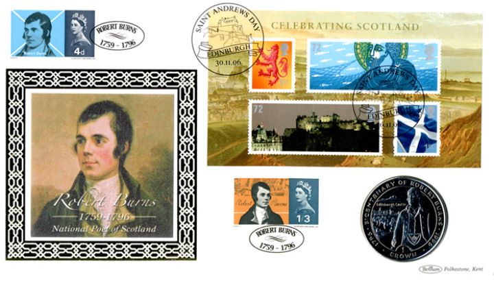 Celebrating Scotland: Miniature Sheet, Robert Burns