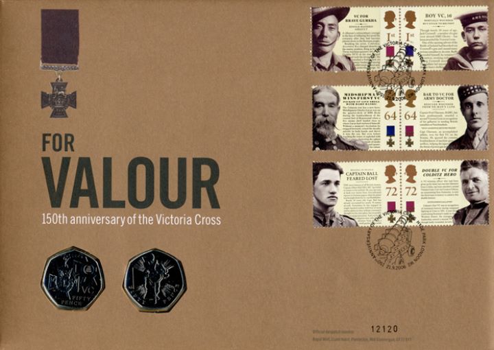 Victoria Cross, 50p Coins Cover