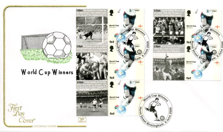 World Cup Winners: Generic Sheet, Football and Goalpost