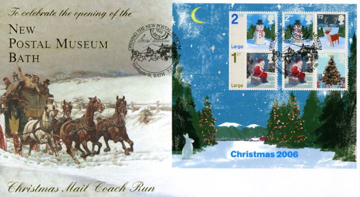 Christmas 2006: Miniature Sheet, Christmas Mailcoach