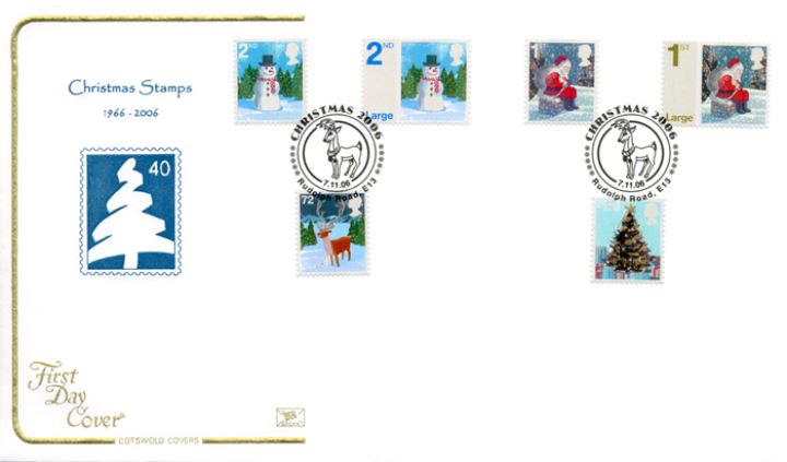 Christmas 2006, Xmas Tree on Stamp