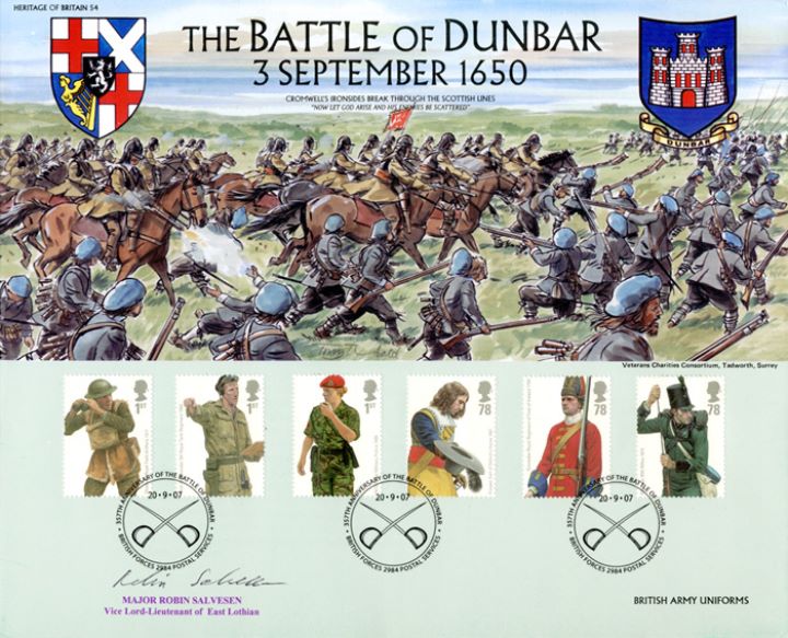 Army Uniforms, The Battle of Dunbar