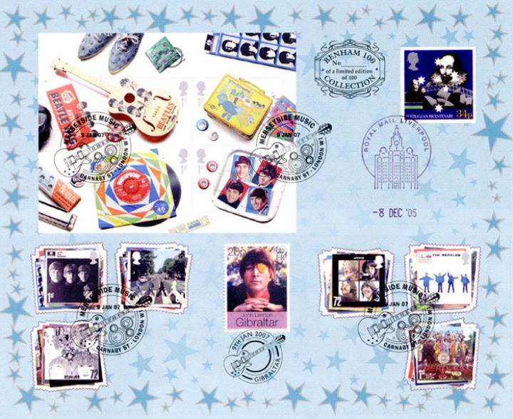 The Beatles, Stamps and Miniature Sheet