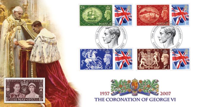 Coronation of George VI, 70th Anniversary Cover 3