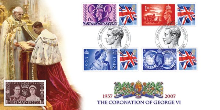 Coronation of George VI, 70th Anniversary Cover 2