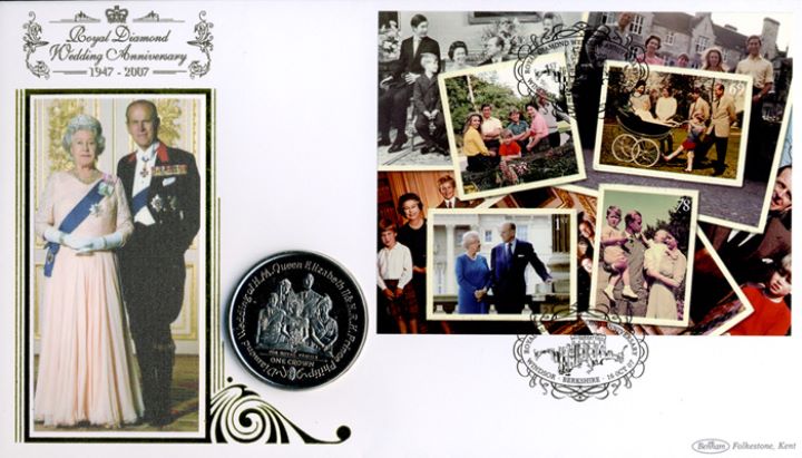 Diamond Wedding: Miniature Sheet, The Queen & Prince Philip