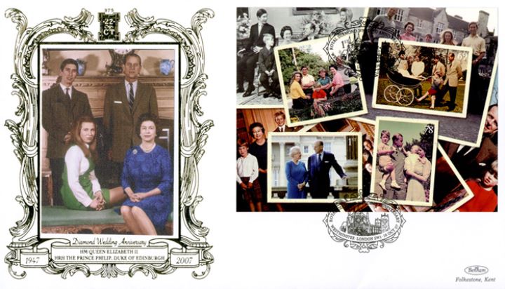 Diamond Wedding: Miniature Sheet, Royal Family