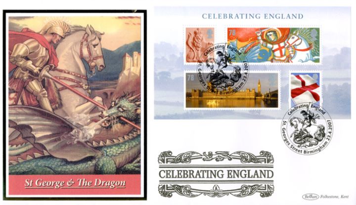 Celebrating England: Miniature Sheet, St. George and the Dragon