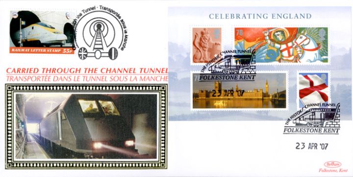 Celebrating England: Miniature Sheet, Historic Channel Tunnel