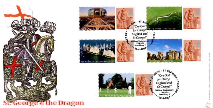 Glorious England: Generic Sheet, St. George and the Dragon