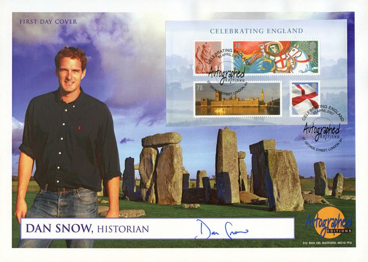 Celebrating England: Miniature Sheet, Dan Snow