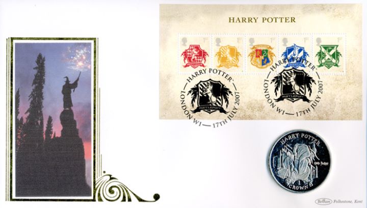 Harry Potter: Miniature Sheet, Wizard casting spell