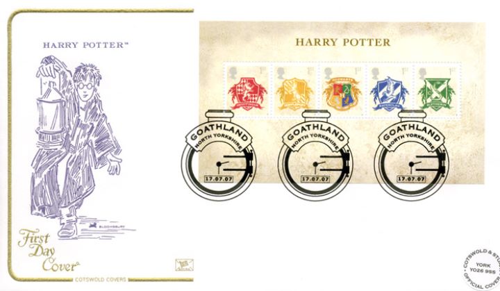 Harry Potter: Miniature Sheet, Harry Potter holding Lantern