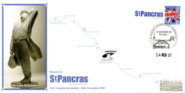 St Pancras International, First Commercial Journey - Brussels