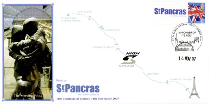 St Pancras International, First Commercial Journey - Paris