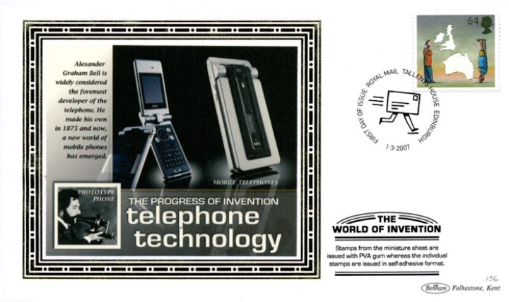 World of Invention: Miniature Sheet, Telephone Technology