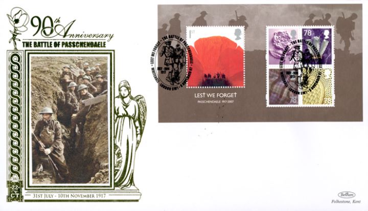 Lest We Forget 2007: Miniature Sheet, Passchendaele