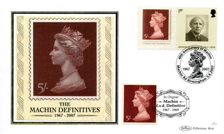 Machin 40 Years: Generic Sheet, The first Machin stamps