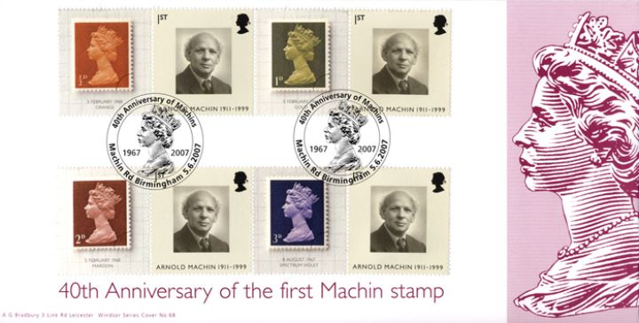 Machin 40 Years: Generic Sheet, The Machin Portrait