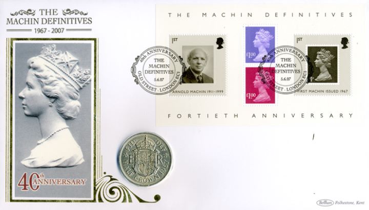 Machin 40 Years: Miniature Sheet, Queen Elizabeth