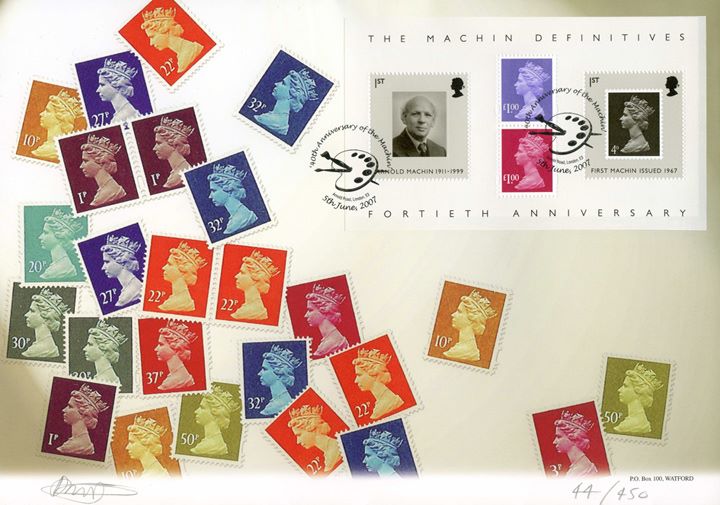 Machin 40 Years: Miniature Sheet, Machin Definitives