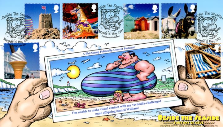 Beside the Seaside, Comedy Postcard