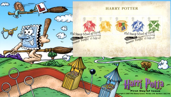 Harry Potter: Miniature Sheet, Flying High